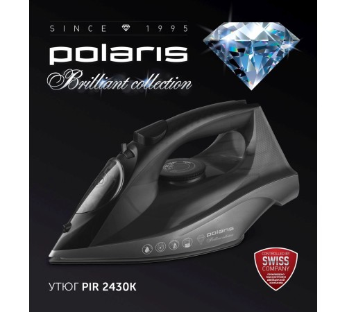 Утюг Polaris PIR 2430K 2400Вт черный