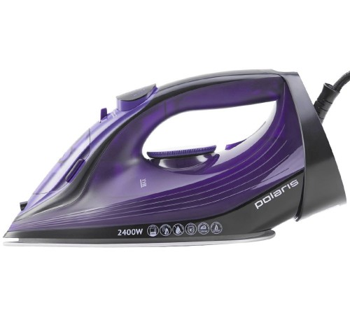 Утюг Polaris PIR 2487AK 2400Вт черный/фиолетовый