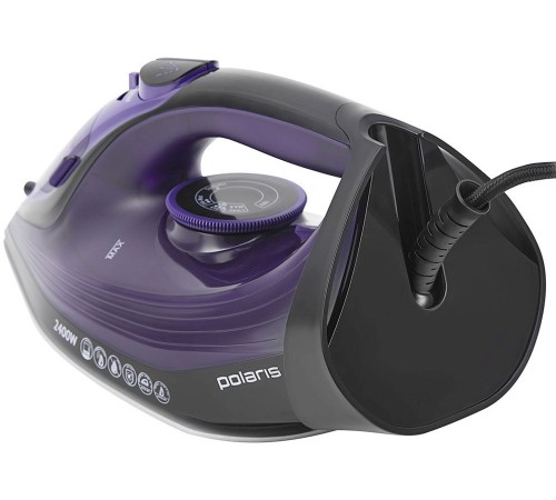 Утюг Polaris PIR 2487AK 2400Вт черный/фиолетовый