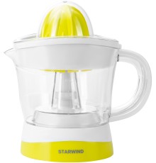 Соковыжималка цитрусовая Starwind SJ1121 30Вт рез.сок.:700мл. желтый/прозрачный