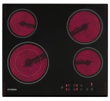 Варочная поверхность Hyundai HHE 6485 BG черный