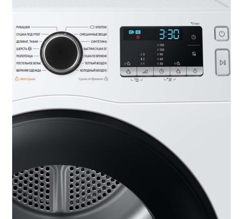 Сушильная машина Samsung DV90TA040AE/LP кл.энер.:A++ макс.загр.:9кг белый