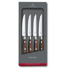 Набор ножей кухон. Victorinox Grand Maitre Steak 7.7240.4 (7.7240.4) компл.:4предм. дерево подар.коробка