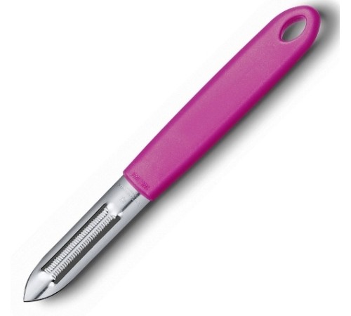 Овощечистка для овощей и фруктов Victorinox Swiss Classic розовый упак.:защита лезвия (7.6077.5) Овощечистка для овощей и фруктов Victorinox Swiss Classic розовый упак.:защита лезвия (7.6077.5)