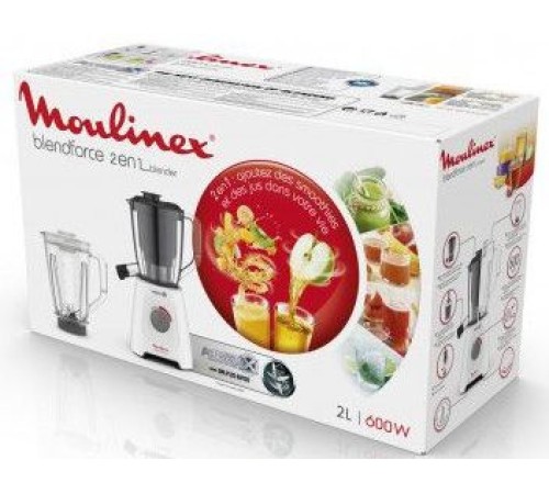 Блендер стационарный Moulinex Blendforce LM42Q110 600Вт белый Блендер стационарный Moulinex Blendforce LM42Q110 600Вт белый