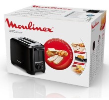 Тостер Moulinex Uno LT140811 800Вт черный