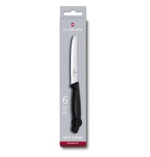 Набор ножей кухон. Victorinox Swiss Classic 6.7833.6 компл.:6предм. черный европодвес