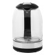 Чайник электрический Starwind SKG2051 1.8л. 1800Вт черный/серебристый корпус: стекло/пластик