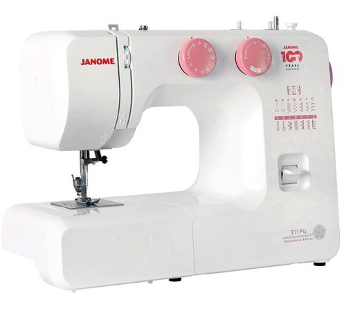 Швейная машина Janome 311PG белый/розовый Швейная машина Janome 311PG белый/розовый