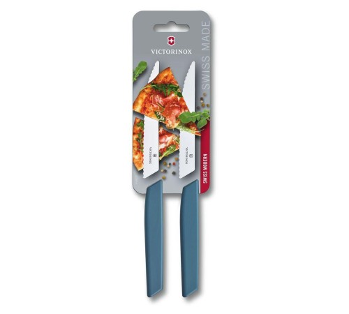 Набор ножей кухон. Victorinox Swiss Modern 6.9006.12W2B компл.:2предм. синий блистер Набор ножей кухон. Victorinox Swiss Modern 6.9006.12W2B компл.:2предм. синий блистер