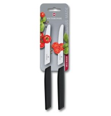 Набор ножей кухон. Victorinox Swiss Modern 6.9003.11WB компл.:2предм. черный блистер