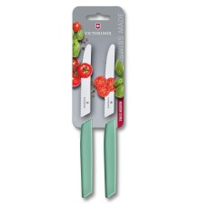 Набор ножей кухон. Victorinox Swiss Modern 6.9006.11W41B компл.:2предм. мятный блистер