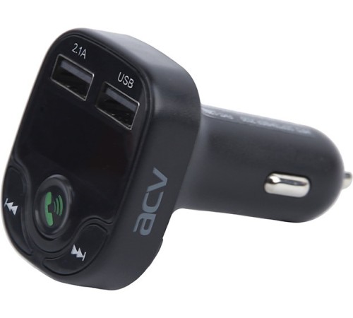 Автомобильный FM-модулятор ACV FMT-120B черный MicroSD BT USB (37574) Автомобильный FM-модулятор ACV FMT-120B черный MicroSD BT USB (37574)