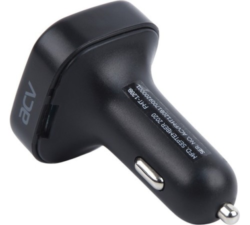 Автомобильный FM-модулятор ACV FMT-120B черный MicroSD BT USB (37574) Автомобильный FM-модулятор ACV FMT-120B черный MicroSD BT USB (37574)