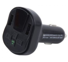 Автомобильный FM-модулятор ACV FMT-122B черный MicroSD BT USB (37576)