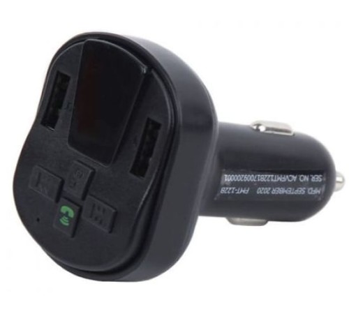 Автомобильный FM-модулятор ACV FMT-122B черный MicroSD BT USB (37576)
