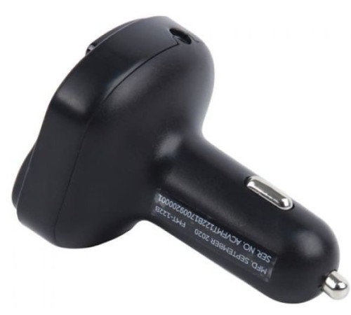 Автомобильный FM-модулятор ACV FMT-122B черный MicroSD BT USB (37576)