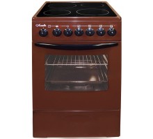Плита Электрическая Лысьва EF4005MK00 коричневый стеклокерамика (без крышки)