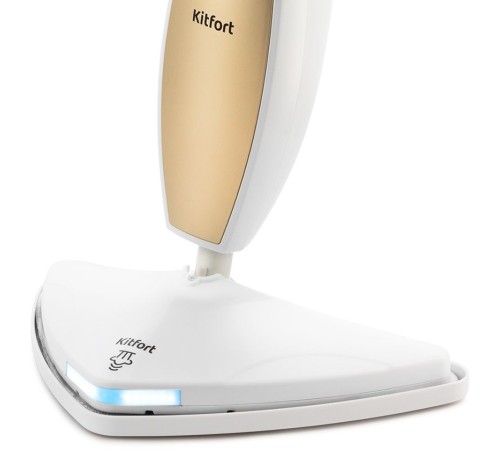 Швабра паровая Kitfort KT-1014 1300Вт золотистый/белый Швабра паровая Kitfort KT-1014 1300Вт золотистый/белый