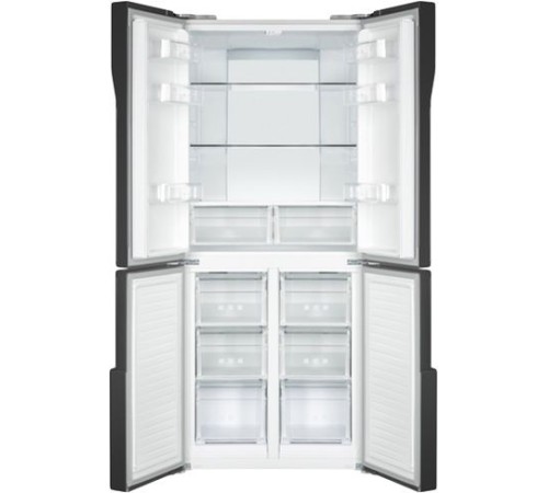 Холодильник Maunfeld MFF181NFSB 3-хкамерн. черный глянц. инвертер