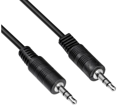 Кабель соединительный аудио Buro BAAC002-2 Jack 3.5 (m)/Jack 3.5 (m) 2м. черный Кабель соединительный аудио Buro BAAC002-2 Jack 3.5 (m)/Jack 3.5 (m) 2м. черный