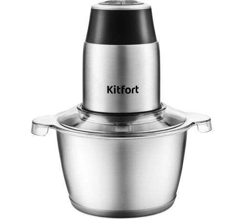 Измельчитель электрический Kitfort КТ-3024 2л. 350Вт серебристый Измельчитель электрический Kitfort КТ-3024 2л. 350Вт серебристый