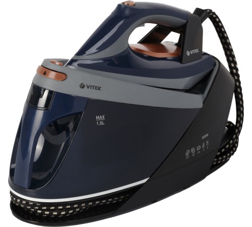 Парогенератор Vitek Metropolis 2430-VT-01 2400Вт синий/черный Парогенератор Vitek Metropolis 2430-VT-01 2400Вт синий/черный