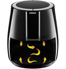 Аэрогриль Kitfort KT-2227 1500Вт черный