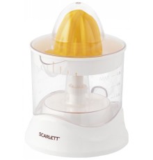 Соковыжималка цитрусовая Scarlett SC-JE50C02 25Вт рез.сок.:700мл. белый/желтый