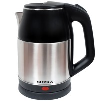 Чайник электрический Supra KES-1844S 1.8л. 1500Вт черный/нержавеющая сталь корпус: металл