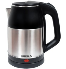 Чайник электрический Supra KES-1844S 1.8л. 1500Вт черный/нержавеющая сталь корпус: металл
