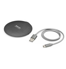 Беспроводное зар./устр. Hama FC10 Metal 2A USB Type-C универсальное черный (00183381)
