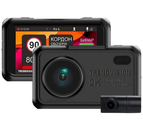 Видеорегистратор с радар-детектором TrendVision Hybrid Signature EVO Wi 2CH GPS черный Видеорегистратор с радар-детектором TrendVision Hybrid Signature EVO Wi 2CH GPS черный