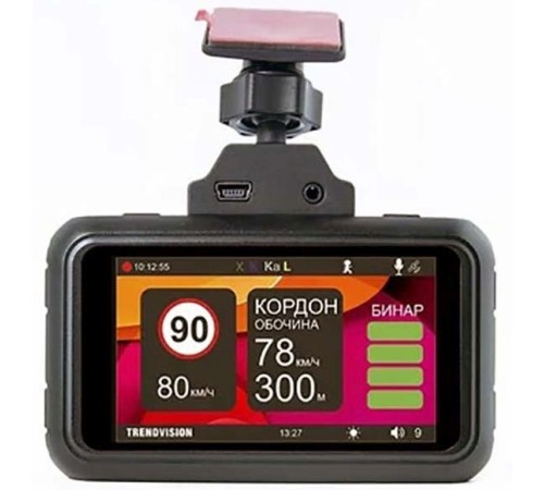 Видеорегистратор с радар-детектором TrendVision Hybrid Signature EVO Wi 2CH GPS черный Видеорегистратор с радар-детектором TrendVision Hybrid Signature EVO Wi 2CH GPS черный