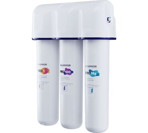 Водоочиститель Аквафор OSMO Pro-100-3-А-М белый 10л. Водоочиститель Аквафор OSMO Pro-100-3-А-М белый 10л.