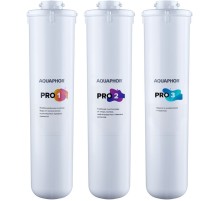 Комплект картриджей Аквафор Baby Pro для проточных фильтров (упак.:3шт)