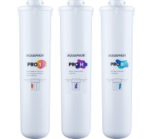 Комплект картриджей Аквафор ECO H Pro для проточных фильтров ресурс:8000л (упак.:3шт)