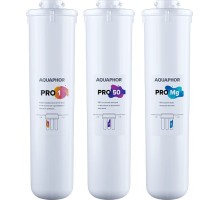 Комплект картриджей Аквафор Pro1 Pro50 ProMg для систем обратного осмоса (упак.:3шт)