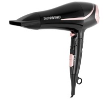 Фен SunWind SUHD 550 2200Вт черный/розовое золото