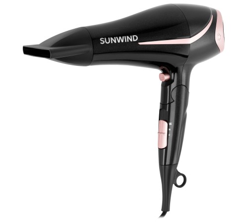 Фен SunWind SUHD 550 2200Вт черный/розовое золото Фен SunWind SUHD 550 2200Вт черный/розовое золото