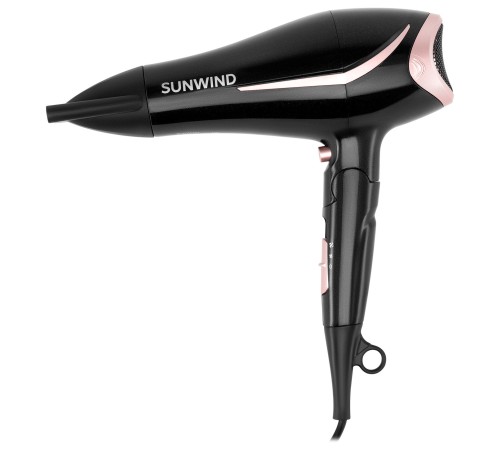 Фен SunWind SUHD 550 2200Вт черный/розовое золото Фен SunWind SUHD 550 2200Вт черный/розовое золото