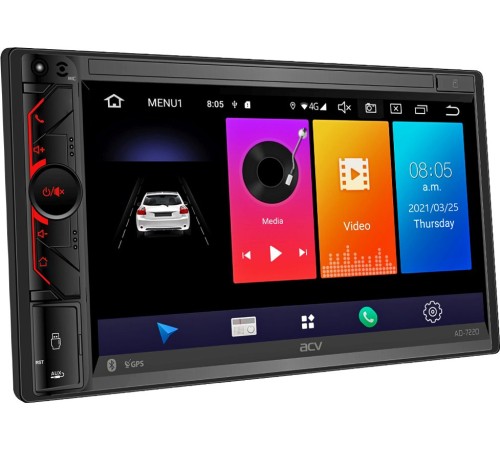 Автомагнитола ACV AD-7220 2DIN 4x50Вт v4.2 2000Mb Android 9 6.9" WiFi 4G 2 ПДУ RDS (37984) Автомагнитола ACV AD-7220 2DIN 4x50Вт v4.2 2000Mb Android 9 6.9" WiFi 4G 2 ПДУ RDS (37984)