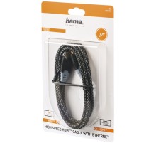 Кабель аудио-видео Hama H-205445 HDMI (m)/HDMI (m) 1.5м. позолоч.конт. черный (уп.:1шт) (00205445)