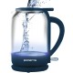 Чайник электрический Polaris PWK 1759CGL 1.5л. 2150Вт синий корпус: стекло/пластик