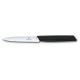 Нож кухонный Victorinox Swiss Modern (6.9003.10W) стальной универсальный лезв.100мм серрейт. заточка черный