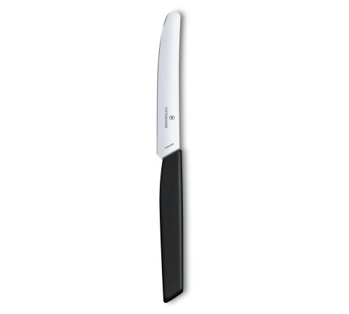 Нож кухонный Victorinox Swiss Modern (6.9003.11) стальной столовый лезв.110мм прямая заточка черный Нож кухонный Victorinox Swiss Modern (6.9003.11) стальной столовый лезв.110мм прямая заточка черный