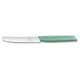 Нож кухонный Victorinox Swiss Modern (6.9006.1141) стальной столовый лезв.110мм прямая заточка мятный