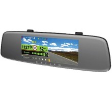 Видеорегистратор с радар-детектором Sho-Me Combo Mirror GPS ГЛОНАСС черный