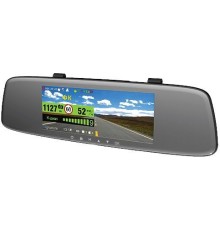 Видеорегистратор с радар-детектором Sho-Me Combo Mirror GPS ГЛОНАСС черный