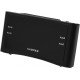 Радиобудильник Harper HCLK-1006 черный LED подсв:зеленая часы:цифровые AM/FM